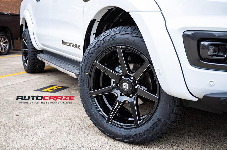 FORD RANGER AVALANCHE GLOSS BLACK MILLED ACCENTS